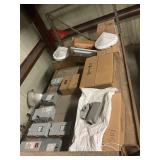 Flood lights and switches