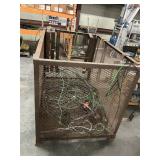 Metal lift cage