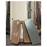 Door and sheet metal