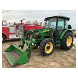 5603 JOHN DEERE  W/LOADER, BUCKET AND HAYFORK