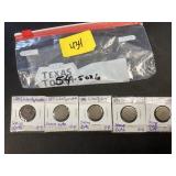 (5) LIBERTY NICKELS SEE PIC