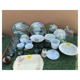 MISC CHINA, GLASSES, PLATES