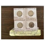 (4) 2000-D MARYLAND 25 CENTS