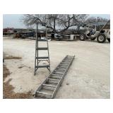 (2) LADDERS, 14ï¿½ EXTENSION AND 6ï¿½