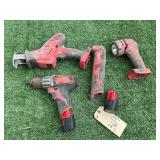 MILWAUKEE BATTERY OPERATED TOOLS. NO CHARGER