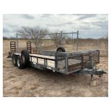 20ï¿½ TRAILER W/ FRESH DECK, TIRES