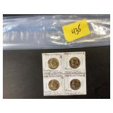 (4) JAMES MADISON $1. SEE PIC