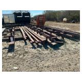 RED IRON FOR A METAL BUILDING