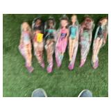(7) BARBIE DOLLS