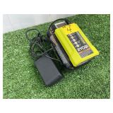 RYOBI 40V  BATTERY AND CHARGER