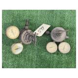 (2) HEAVY DUTY GUAGES, OXYGEN & ACETYLENE