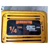 HARRINGTON 1/4 TON ELECTRIC CHAIN HOIST