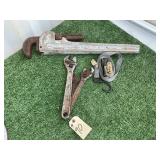 CRESCENT WRENCHES, RIDGID PIPE WRENCH