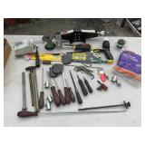 HAND SAW, ASSORTED SCREWDRIVERS ETC
