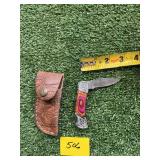 DAMASCUS STYLE POCKET KNIFE