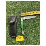 DAMASCUS STYLE POCKET KNIFE