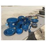 CAMPING LOT COOKWARE/TENT