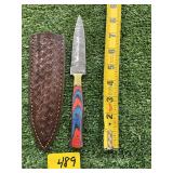DAMASCUS STYLE DAGGER/KNIFE