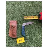 DAMASCUS STYLE POCKET KNIFE