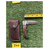 DAMASCUS STYLE POCKET  KNIFE