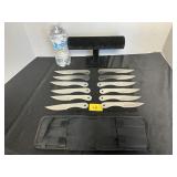 STAINLESS STEEL RIDGE RUNNER KNIFE SET & CASE