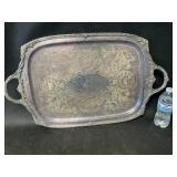 LARGE STERLING SILVER TRAY (HEAVY)