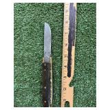 DAMASCUS STYLE POCKET KNIFE SEE ALL PICS