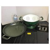 Colander / NonStick Pan / Shot Glass Set