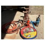 JUMPER CABLES, JACK STANDS, BOTTLE JACKS