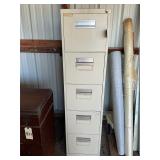 5 DRAWER METAL FILING CABINET