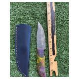 DAMASCUS STYLE KNIFE