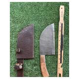 DAMASCUS STYLE BUTCHER KNIFE