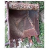 V-BOTTOM ROCK BUCKET FOR BACKHOE