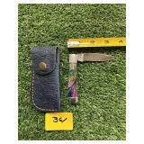 DAMASCUS STYLE POCKET KNIFE