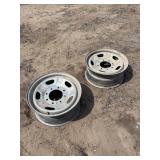 (2) 8 LUG RIMS