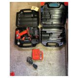 BLACK & DECKER 18V DRILL W /CHARGER AND BATTERIES