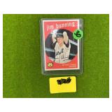 JIM HUNNING BASEBALL CARD