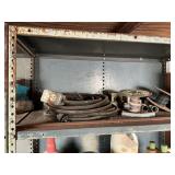 WALL LOT, CONTENTS WITH SHELVING