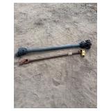 (2) TRACTOR PTO SHAFTS
