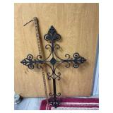 METAL CROSS 34" TALL 27.5" WIDE