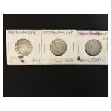 25c cent BARBER G-4 G-6 G-4 1893 1900 & 1904-0