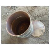 25 GALLON METAL DRUM WITH LID