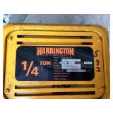 HARRINGTON 1/4 TON ELECTRIC CHAIN HOIST