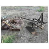 IMPLEMENT,  SHREDDER AND HAY SPEAR