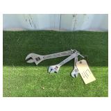 (3) CRESENT WRENCHES 12", 8", 6"