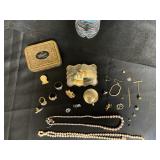 BELT BUCKLE & JEWELRY - GOLD PLATED
