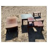 (2) COFFEE TABLES (2) END TABLES