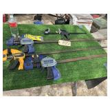 (3) 36" CLAMPS, (1) 12" CLAMP