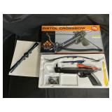 PISTOL CROSSBOW 50 LB / GUN SCOPE - SEE PIC