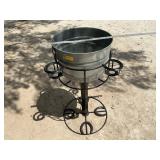 ICE/ DRINK BUCKET WITH DRINK HOLDER STAND